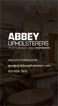 Mobile Screenshot of abbeyupholsterers.co.uk